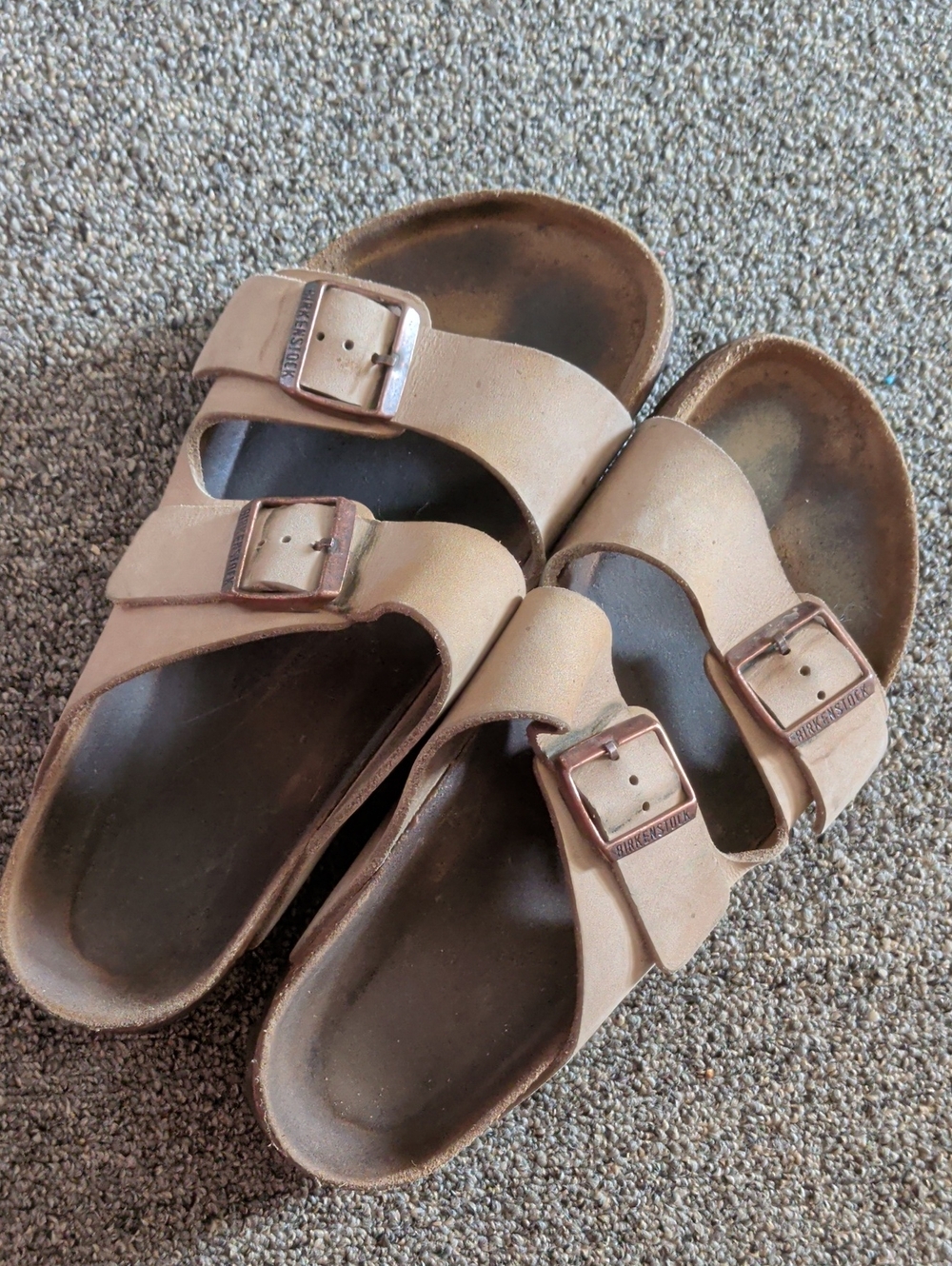 Birkenstock Arizona Double Strap Sandals - Beige